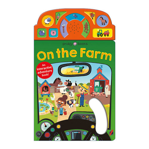 英文原版 On the Move On the Farm An Interactive Sound Book 在农场里 异形纸板书 发声书 英文版 进口英语原版书籍