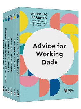 英文原版 HBR Working Dads Collection 6 Books 哈佛商业评论工作中的父母系列 工作中的爸爸 6册套装 英文版 进口英语原版书籍