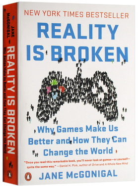现实是破碎的 游戏改变世界 英文原版 Reality Is Broken 罗辑思维书单 未来学家 游戏女神 TED 新锐演讲者 Jane McGonigal