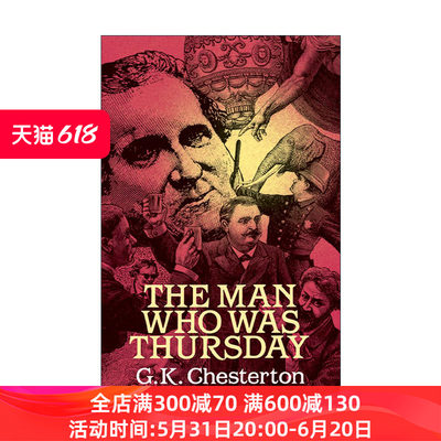 英文原版 The Man Who Was Thursday 代号星期四 布朗神父探案集作者G. K. Chesterton切斯特顿英文版 进口英语原版书籍