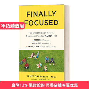 英文原版 Finally Focused 最终聚焦:突破性的自然治疗多动症计划 英文版 进口原版英文书籍