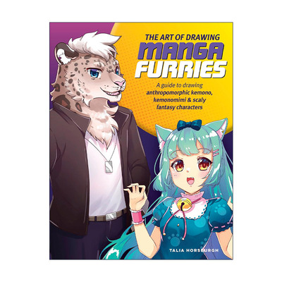 英文原版 The Art of Drawing Manga Furries 兽人漫画创作的绘画艺术 英文版 进口英语原版书籍