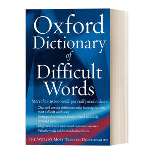The Oxford Dictionary of Difficult Words 牛津难词词典进口英文原版书籍