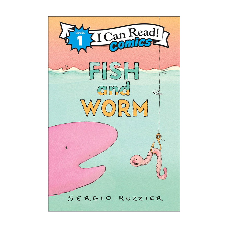 英文原版 Fish and Worm 鱼和小虫 I Can Read Comics Level 1 英文版 进口英语原版书籍