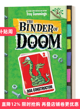 The Binder of Doom#2: Boa Constructor 毁灭笔记#2：蟒蛇构造器进口原版英文书籍