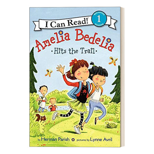 英文原版 Amelia Bedelia Hits the Trail 阿米莉亚去远足 糊涂女佣分级阅读 I Can Read Level 1 英文版 进口英语原版书籍