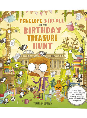 英文原版 Penelope Strudel And the Birthday Treasure Trail 生日宝藏之路 精品绘本 精装 英文版 进口英语原版书籍