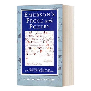 Editions Prose Poetry and 英文版 书籍 诺顿文学解读系列 爱默生散文和诗歌 Critical 英文原版 Norton Emerson 进口英语原版