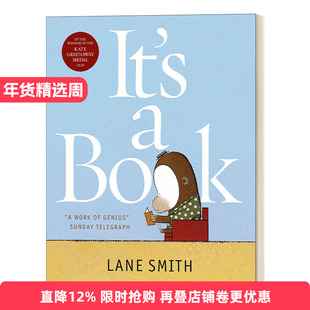 It's a Book 一本书 凯特格林威得奖绘本进口原版英文书籍