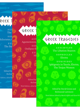 英文原版 Greek Tragedies Aeschylus 希腊悲剧系列3册 埃斯库罗斯 Mark Griffith  进口英语原版书籍