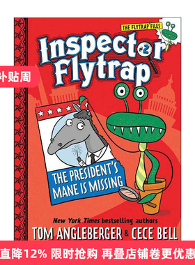 英文原版 Inspector Flytrap in the President's Mane Is Missing Inspector Flytrap 02 捕蝇草探长系列2 总统的鬃毛不见了