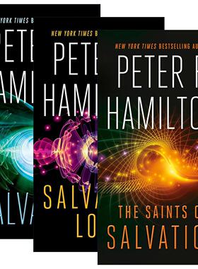 英文原版 The Salvation Sequence 未来救赎系列3册 科幻小说 爱，死亡和机器人作者彼得·F.汉密尔顿 英文版 进口英语原版书籍
