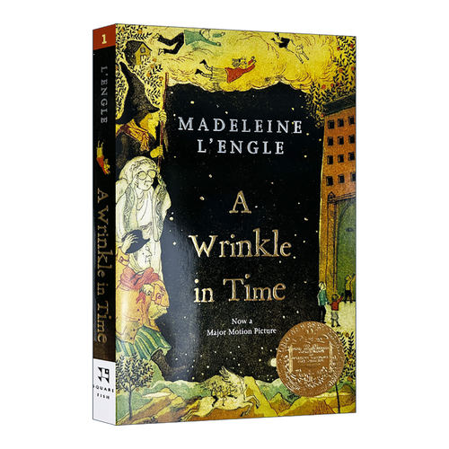 时间的皱折 A Wrinkle in Time 英文原版小说 时间的皱纹 梅格时空大冒险 安徒生文学奖 纽伯瑞奖 英语儿童科幻小说书 马德琳英格