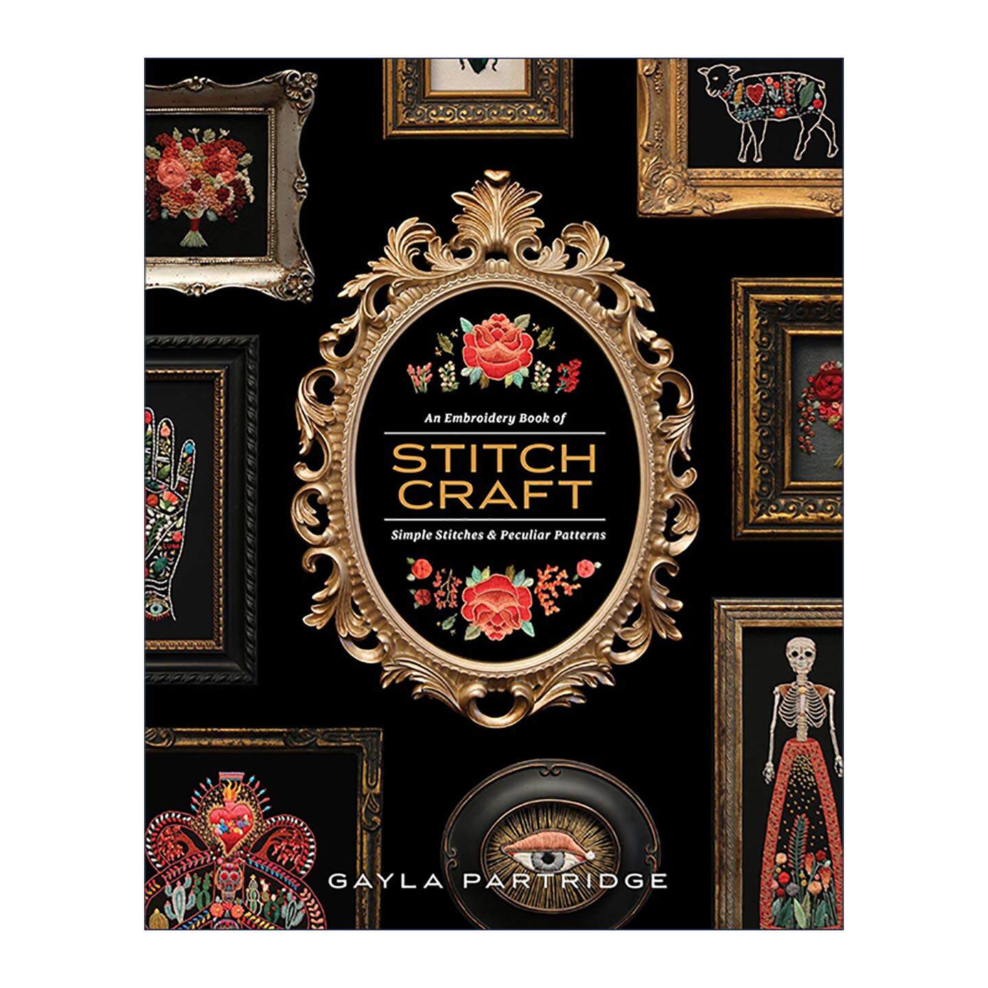 英文原版 Stitchcraft 绣艺 简单针法和奇特图案的刺绣指南 缝纫技巧 Gayla Partridge 英文版 进口英语原版书籍