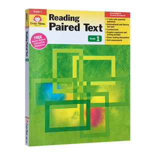 进口原版 Paired Text 知识问答 阅读课堂系列 Grade Reading 英文书籍 一年级 完整版