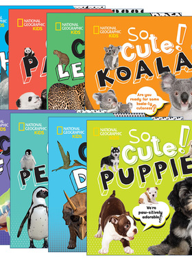 英文原版 Cool/Cute 太酷太可爱系列8册 美国国家地理系列 儿童启蒙认知科普绘本 精装 Crispin Boyer  进口英语原版书籍