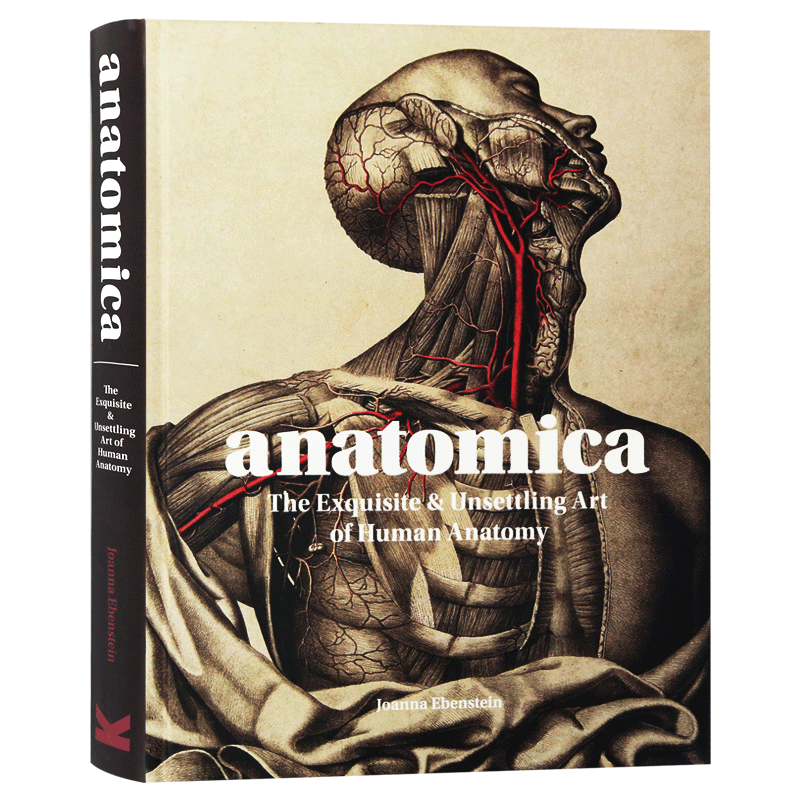 解剖学 人体解剖学精美艺术 Anatomica 英文原版书 医学手稿插画册 探索人体解剖学 英文版 进口原版英语书籍 Joanna Ebenstein