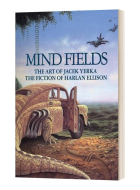 Mind Fields 思想领域 世界知名奇幻作家Harlan Ellison 精装故事画册进口原版英文书籍