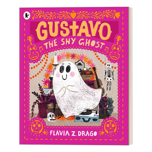 英文原版 Gustavo  the Shy Ghost 一只害羞鬼 儿童绘本 英文版 进口英语原版书籍
