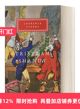 Tristram Shandy 项狄传 劳伦斯·斯特恩 Everyman精装收藏版进口原版英文书籍