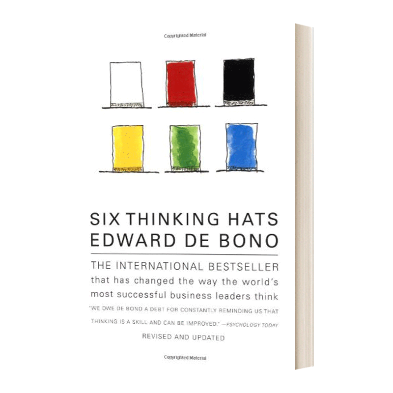 Six Thinking Hats 六顶思考帽进口原版英文书籍