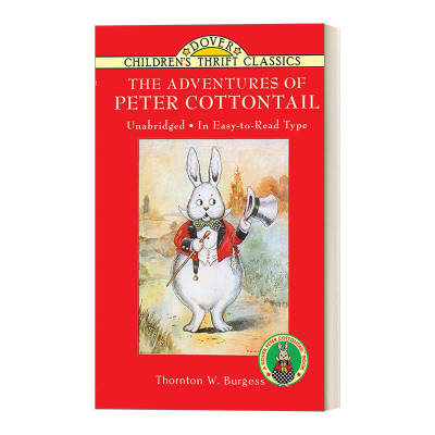 英文原版 The Adventures of Peter Cottontail 桑顿 伯吉斯动物故事书 棉尾兔彼得历险记 英文版 进口英语原版书籍