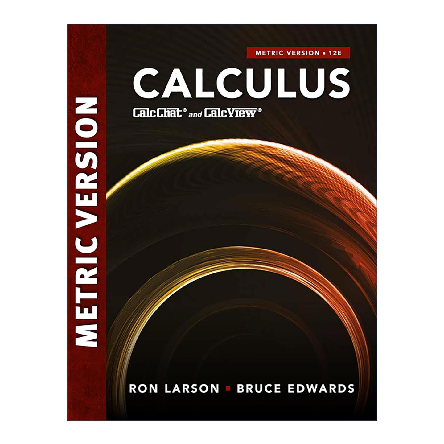 英文原版 Calculus International Metric Edition 微积分 第12版 Larson拉森 英文版 进口英语原版书籍