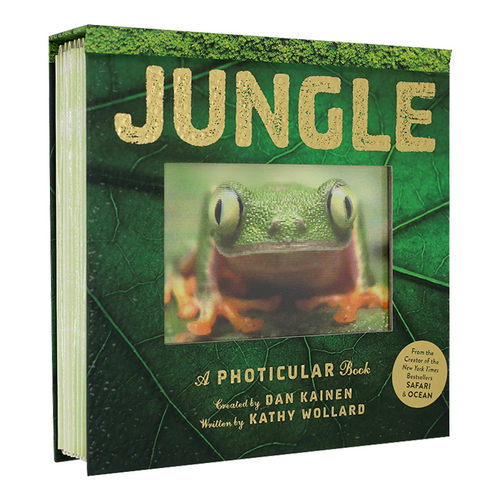 光与影视觉书系列 丛林 3D立体动画书 Jungle A Photicular Book 英文原版 少儿英语启蒙 自然科学 英文版进口原版书籍