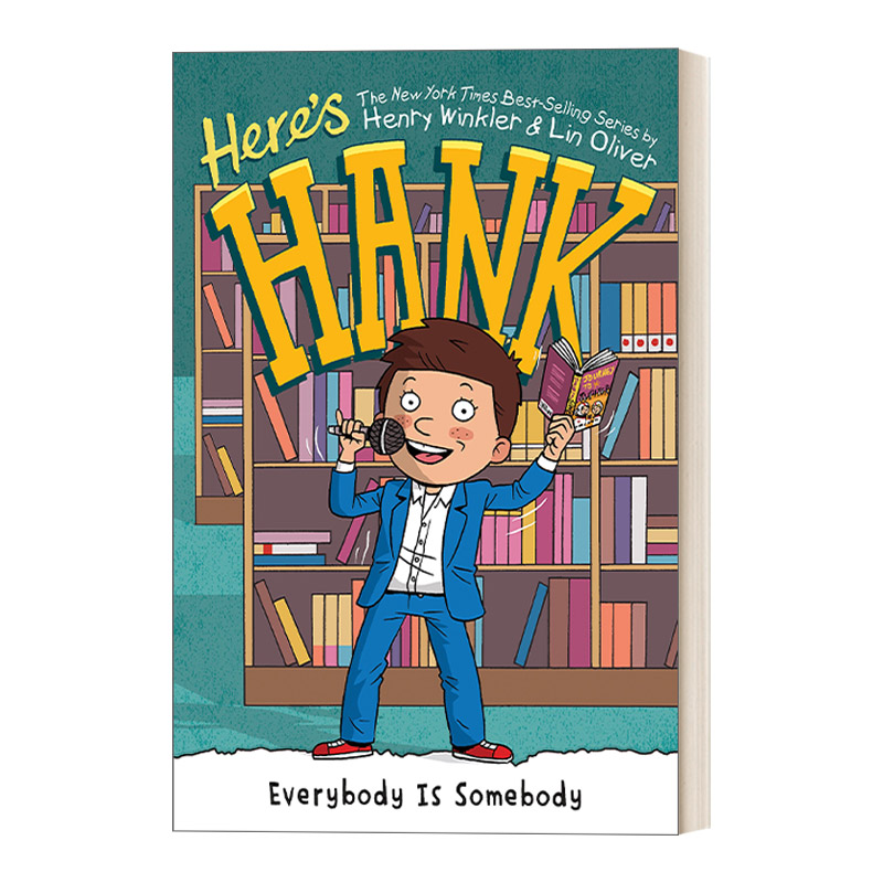 英文原版 Everybody Is Somebody Here's Hank 12 这是汉克系列12 6-8岁儿童成长主题章节桥梁故事书 阅读障碍 英文版 进口原版书