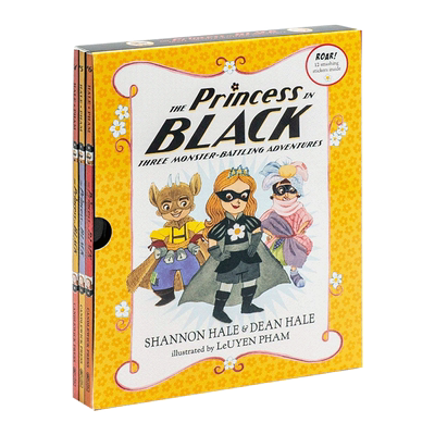 英文原版 The Princess in Black Three Monster-Battling Adventures 黑衣公主4-6册盒装 美版 英文版