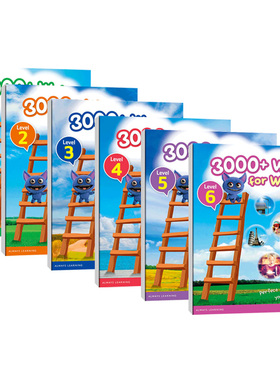 香港小学英语写作3000词1-6级全套 朗文英语小学教材 英文原版 Pearson 3000+ Words For Writing 培生PTE剑桥少儿英语词汇书