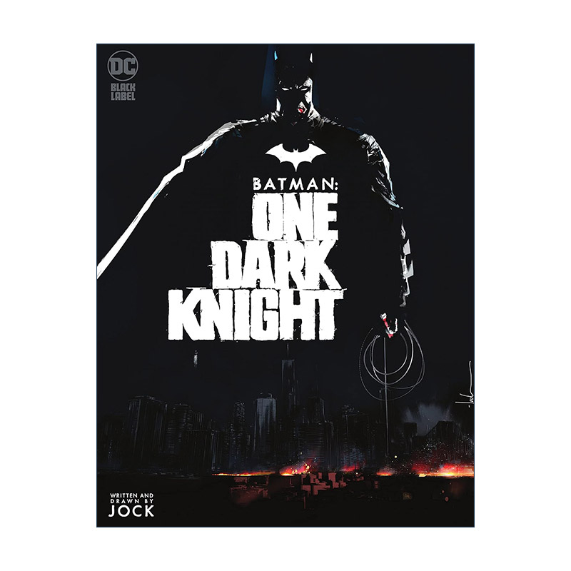 Batman: One Dark Knight 蝙蝠侠 黑暗骑士 DC黑标漫画 Jock进口原版英文书籍
