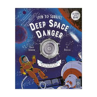 旋转生存 Spin Space 英文原版 致命太空 进口英语原版 Survive 英文版 书籍 Deep 儿童STEM趣味科普活动书 Danger
