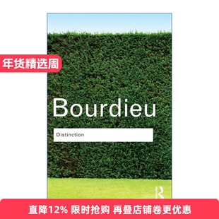 Distinction 区隔 品位判断力的社会批判 Routledge Classics系列进口原版英文书籍