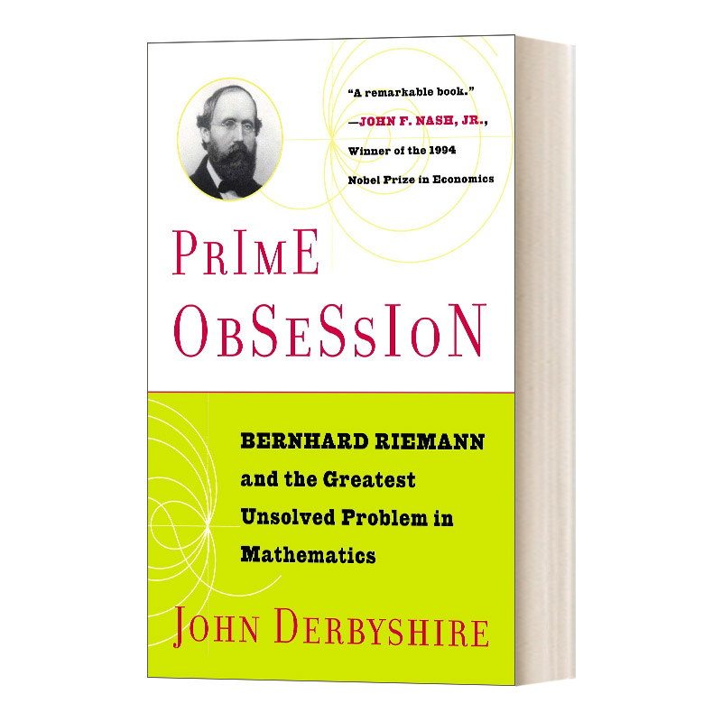 英文原版 Prime Obsession 素数之恋 伯恩哈德·黎曼和数学中 大的未解之谜 英文版 进口英语原版书籍