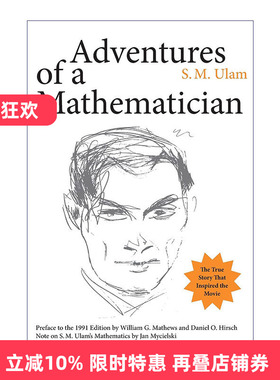 英文原版 Adventures of a Mathematician 一位数学家的经历 近代世界十大数学家之一S. M. Ulam乌拉姆自传 英文版 进口英语书籍