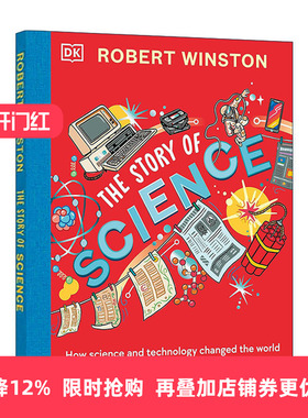 英文原版 Robert Winston The Story of Science 科学的故事 科学技术如何改变世界 DK科普百科精装 英文版 进口英语原版书籍