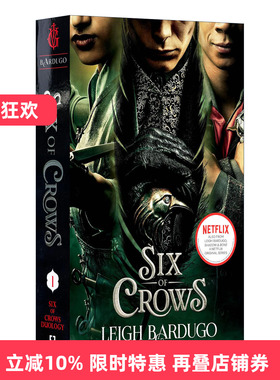 Six of Crows  乌鸦六人组1  影视封面版  魔法奇幻小说 李巴杜格进口原版英文书籍