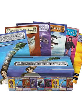 英文原版 Animorphs Retro Tin Boxset 动物变形人6本铁盒装 科幻小说 英文版 进口英语原版书籍