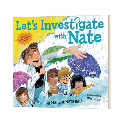 英文原版 Let's Investigate with Nate #1 The Water Cycle 跟着内特去研究水循环 儿童自然知识科普 英文版 进口英语原版书籍