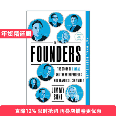 英文原版 The Founders 创始人 硅谷企业家的故事 Jimmy Soni 英文版 进口英语原版书籍