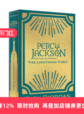 英文原版 Percy Jackson and the Olympians The Lightning Thief Deluxe Collector's Edition 波西杰克逊与奥林匹斯1 进口书籍
