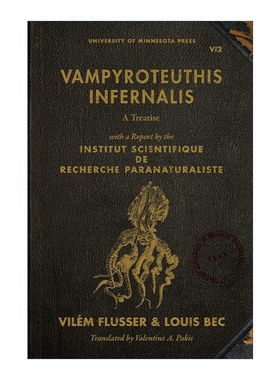 英文原版 Vampyroteuthis Infernalis 吸血乌贼 威廉·弗卢塞尔 幽灵蛸 来自地狱的吸血鬼 英文版 进口英语原版书籍