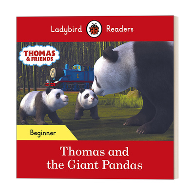 英文原版Ladybird Readers Beginner Level Thomas and the Giant Pandas 托马斯小火车和大熊猫 小瓢虫分级阅读初级 英文版进口书