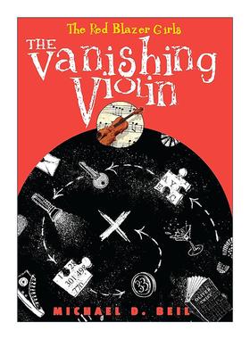 英文原版 The Red Blazer Girls 02 The Vanishing Violin 红外套少女侦探团系列2 消失的小提琴 青少年推理小说 Michael D. Beil