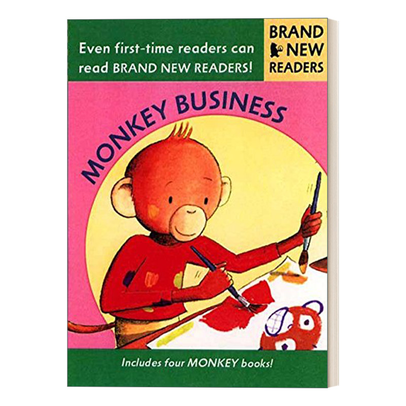 英文原版绘本 Monkey Business: Brand New Readers 恶作剧 儿童绘本 Candlewick分级读物 英文版 进口英语原版书籍