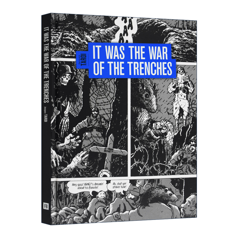 英文原版 It Was the War of the Trenches 这是战壕之战  战俘营回忆录作者雅克·塔尔迪 诺顿精装漫画 进口原版英文书籍