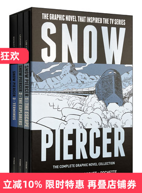 Snowpiercer 雪国列车原版漫画盒装收藏版进口原版英文书籍