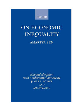 英文原版 On Economic Inequality 论经济不平等 阿马蒂亚?森 诺贝尔经济学奖得主 英文版 进口英语原版书籍