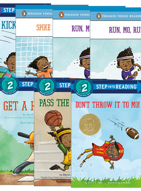 英文原版 Step Into Reading 运动小子Mo系列7册 运动主题读物 企鹅兰登分级读物 Mo Jackson  进口英语原版书籍
